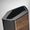Veduta aerea del diffusore Sonus faber Il Cremonese in legno di noce lucido e pelle nera, che mette in risalto il design romboidale del diamante.